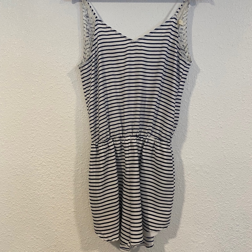 Stripped romper